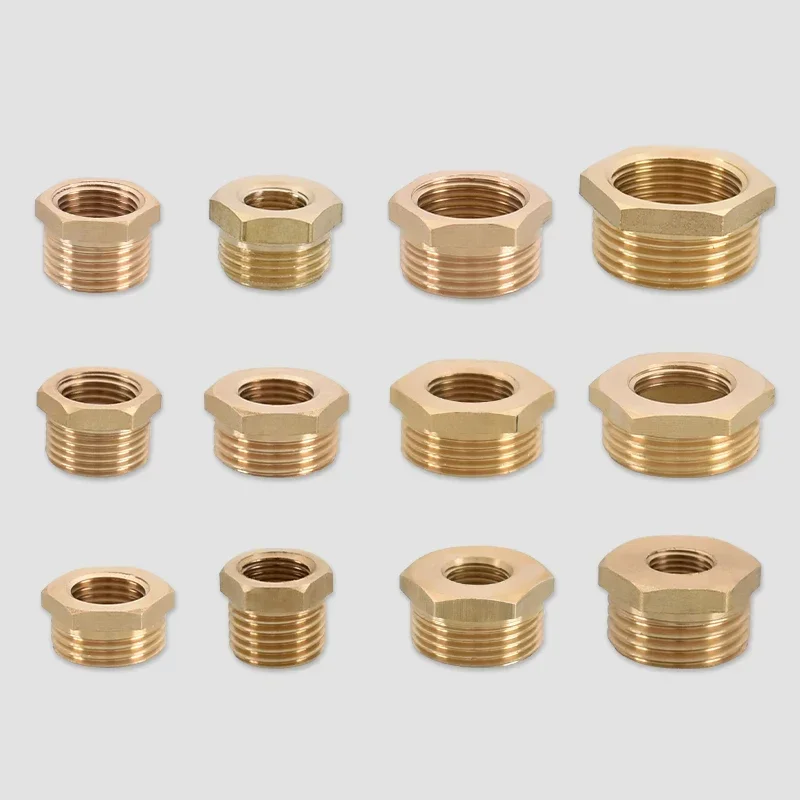 2 шт. медь 1 дюйм уменьшение 3/8 1/2 1/4 втулка заподлицо внутренняя резьба наружные