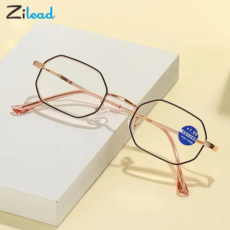 

Очки Zilead с защитой от сисветильник для мужчин и женщин, модные аксессуары для чтения при пресбиопии, для компьютера, с диоптриями + 1, + 1,5, + 3, + 4