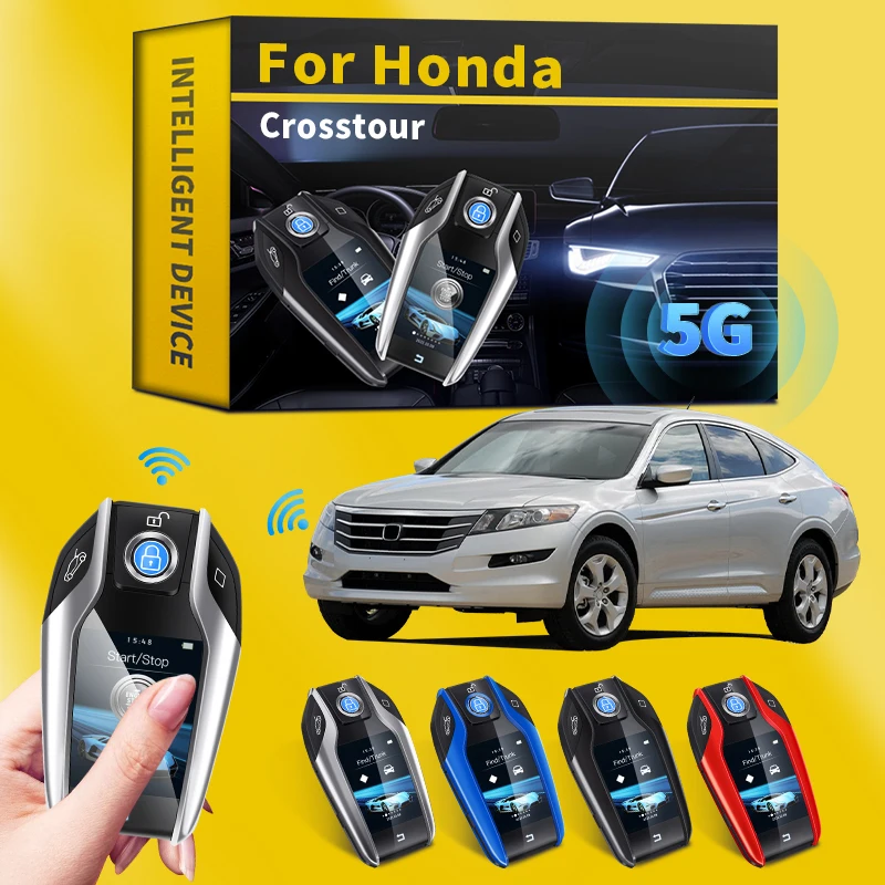 

For Honda Crosstour 2010 Modified Smart Remote Key LCD Screen Display Screen Upgrade Keyless-go Remote Touch Screen Smart Key