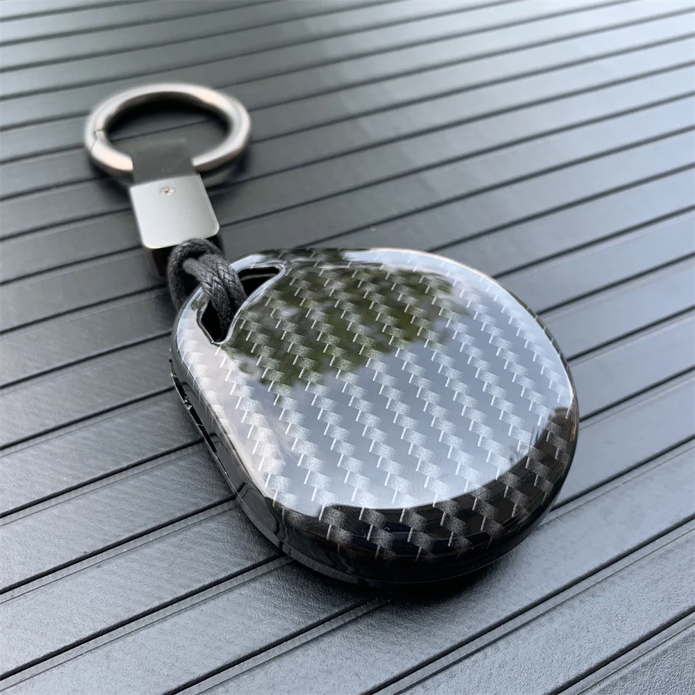 Чехол-Обложка для ключа с рисунком из углеродного волокна + брелок Harley X48 883 1200 Street