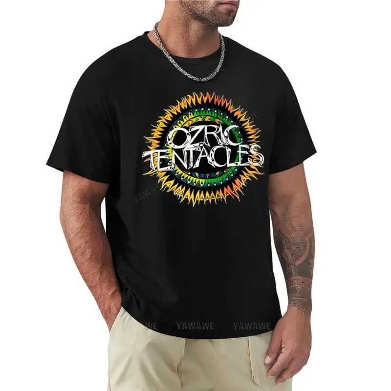 

Классическая футболка с логотипом группы ozric tentacles, футболка с аниме, летний топ, черные футболки, тяжелые футболки для мужчин
