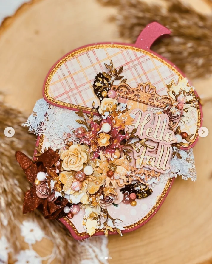 Режущие штампы для мини-альбома цветочный орнамент самостоятельного тиснения