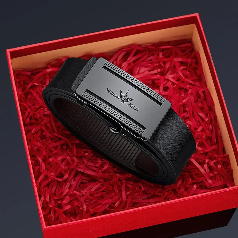 WILLIAMPOLO мужские ремни с автоматической пряжкой ремень из искусственной кожи