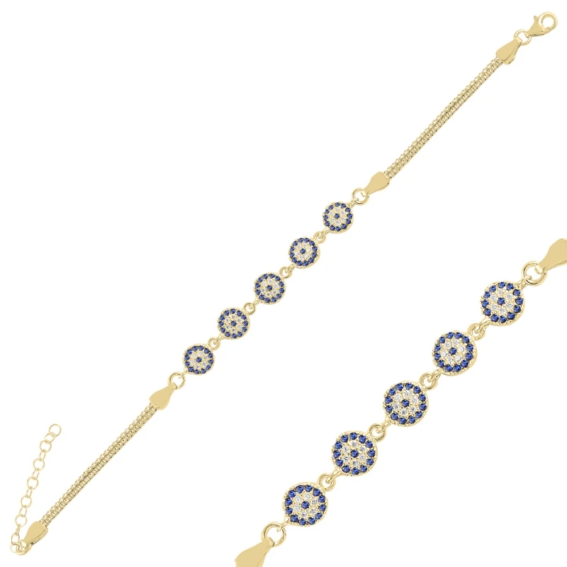 

Серебро 925 пробы Общество глаз Циркон кубического циркония куб цепи