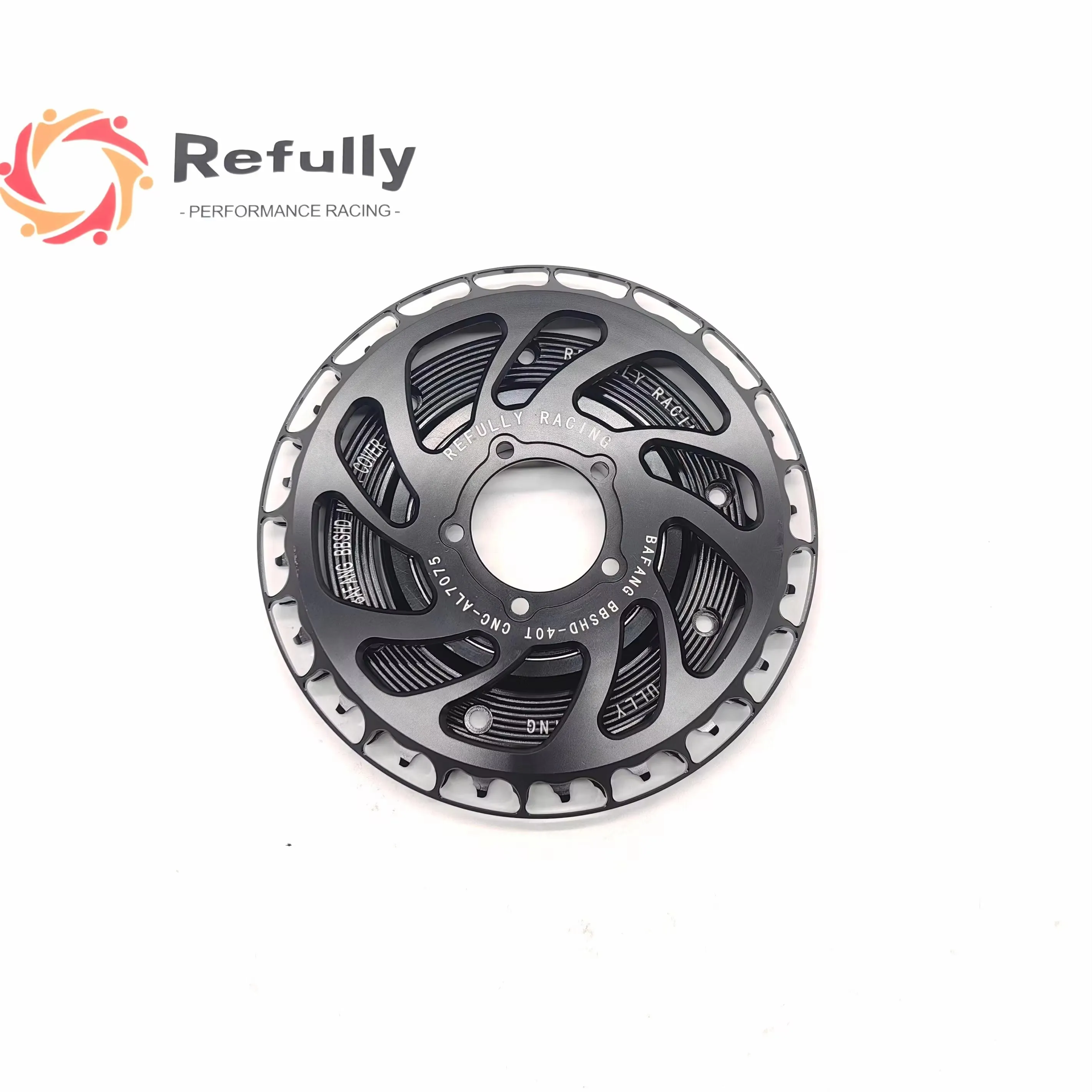 Фото Комплект Pro-Series для Bafang BBSHD – 40T Narrow Wide Chainring + индивидуальная крышка двигателя – совместим с SRAM Eagle 12-скоростными системами – не требует обрезки. №2