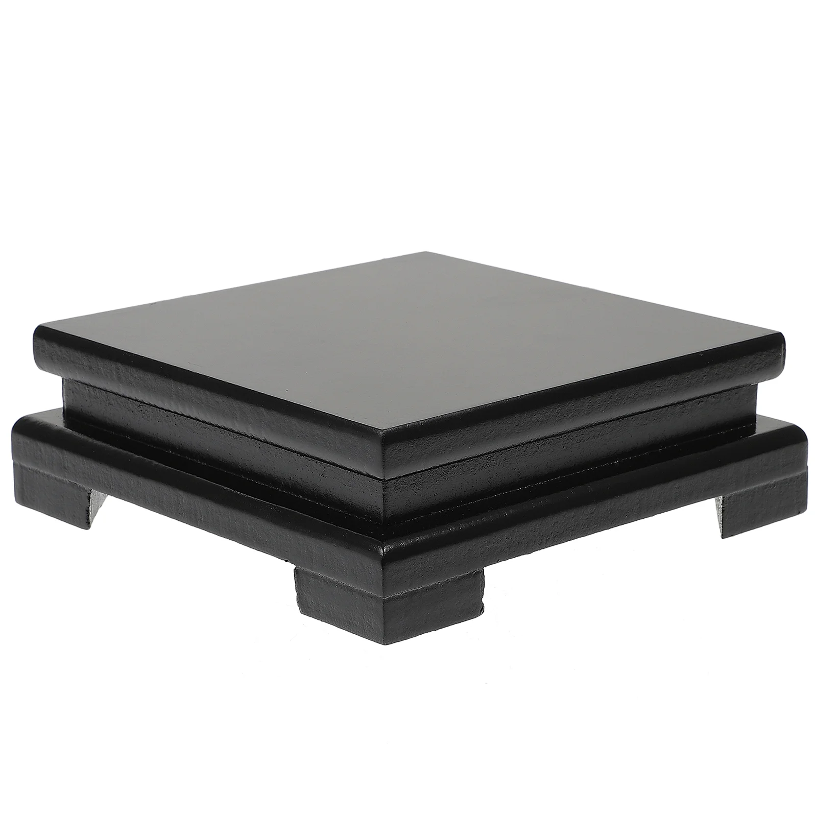 

Stand Wood Base Display Wooden Flower Pot Vase Square Flowerpot Holder Oriental Planter Table Chinese Indoor Bonsai Tank Riser