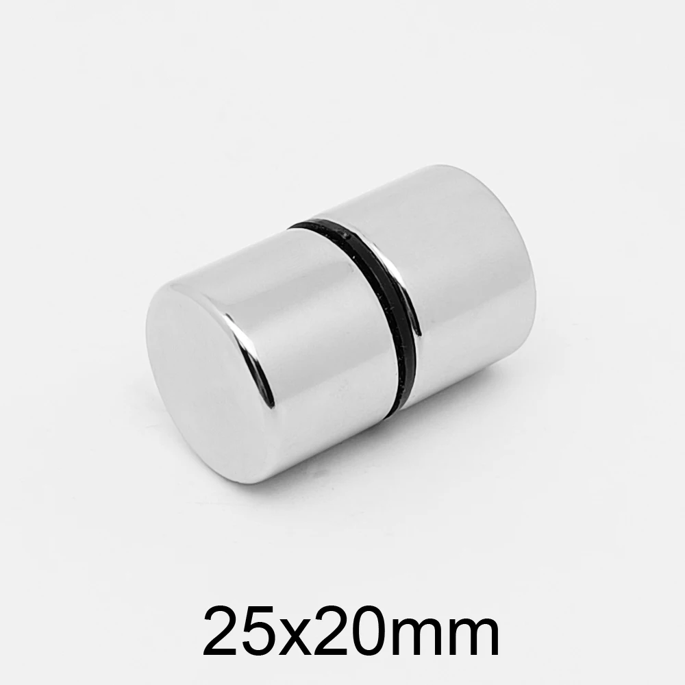 

1/2/3/5 шт., мощный цилиндрический магнит, 25x20 мм