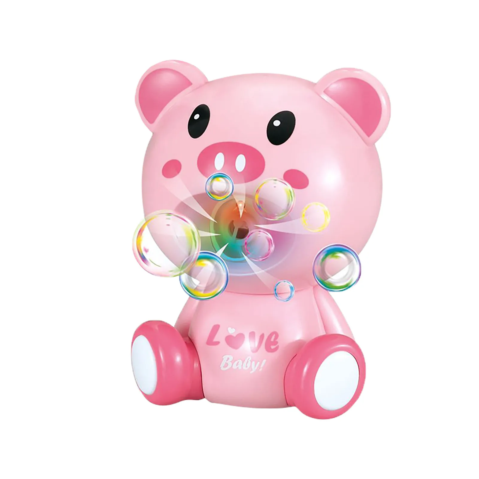 

Bubble with Automatic Music Light Blower and Machine Bubble liquid(50ml) Bubble Bable Toy Christmas Gift for 4 Year Old Boy