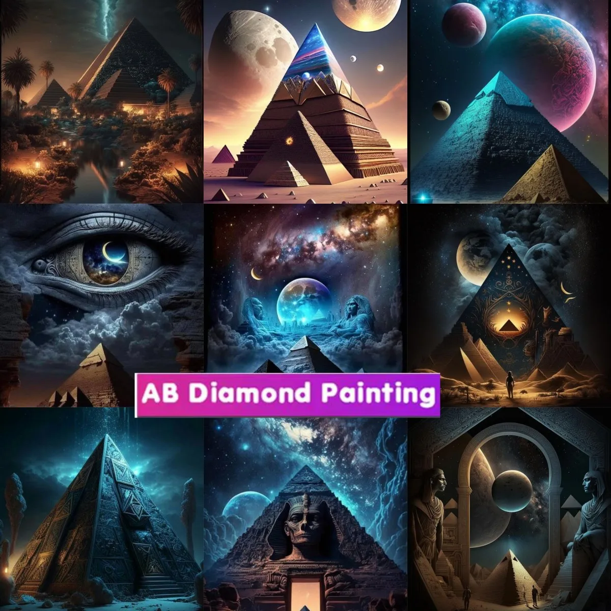 Набор для алмазной вышивки Пирамида