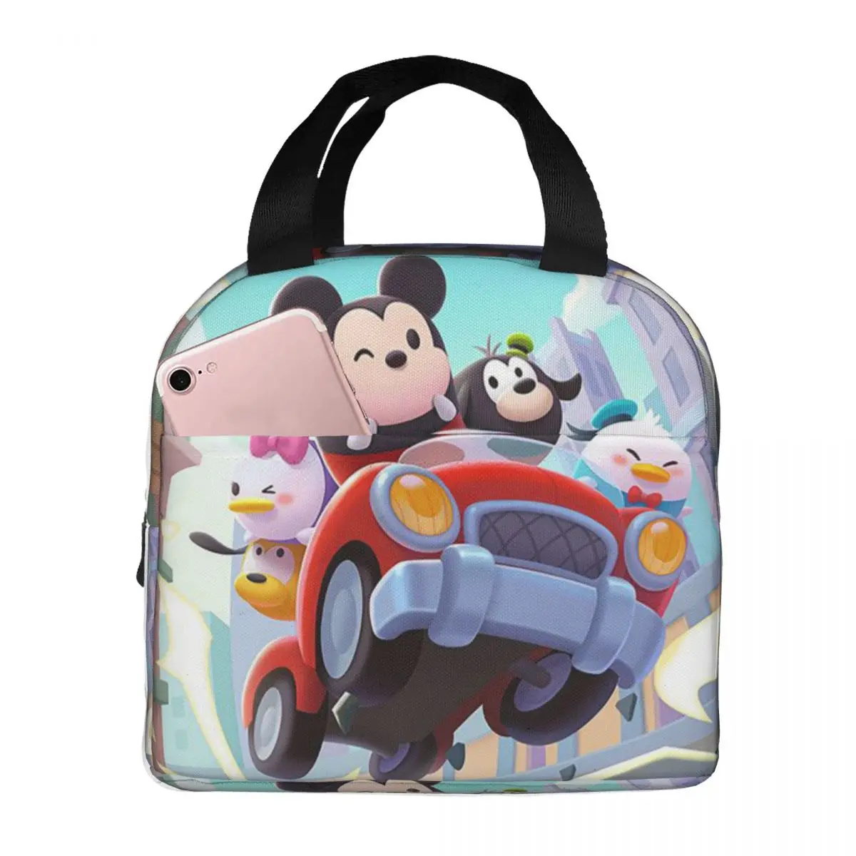 Tsum Сумки для обеда Изолированная коробка бенто Портативная сумка Герметичные