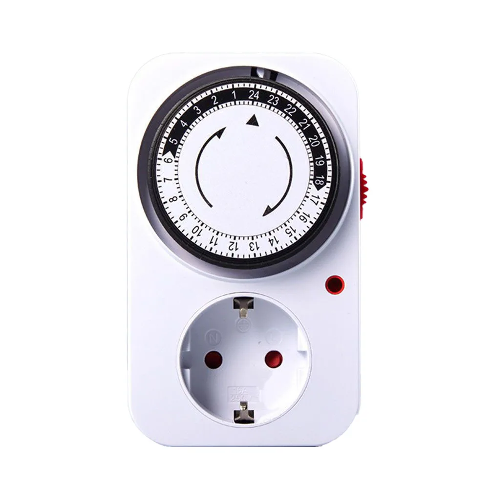 

Electronic Digital Timer Switch 24 Hour Cyclic EU UK AU US BR FR Plug Kitchen Timer Outlet Programmable Timing Socket 220V