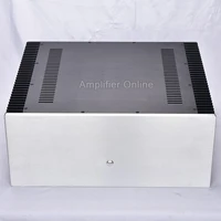 1pcs 480 200400mm all aluminum amplifier chassis rear stage case class a power amplifier chassis amp enclosure diy box
