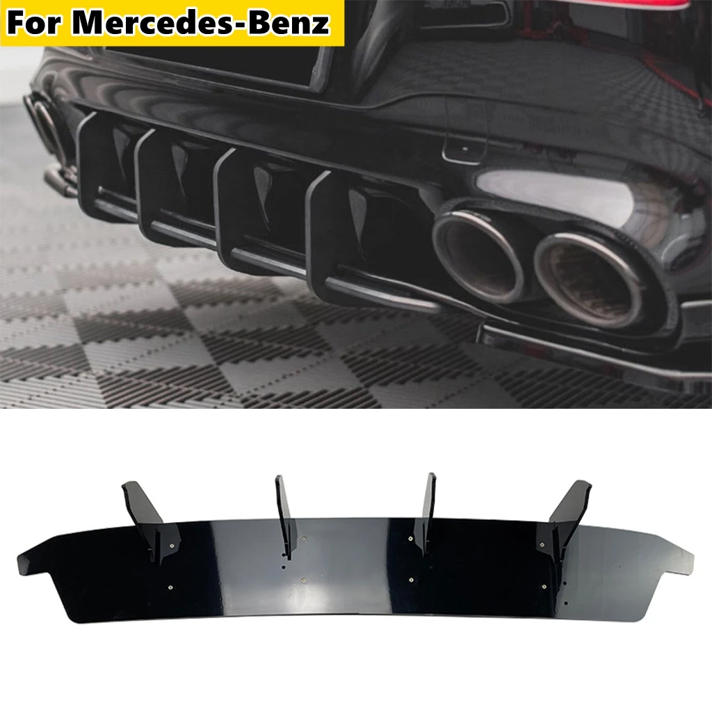

1 шт., автомобильный разветвитель для заднего бампера Mercedes-Benz CLA-Class C118 CLA35 CLA45 AMG