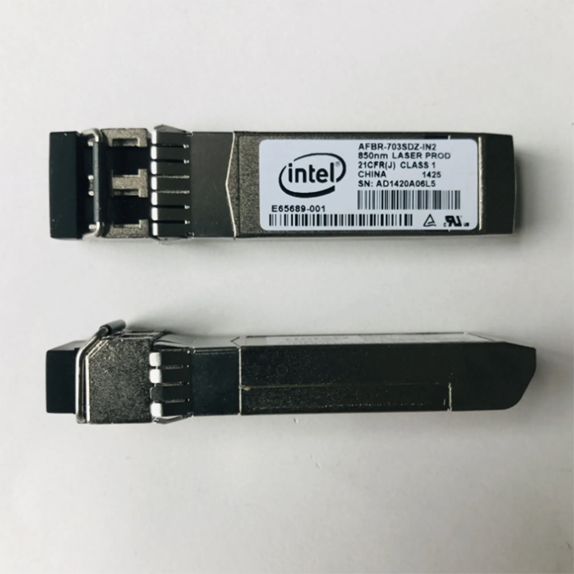 AFBR-703SDZ-IN2/Intel 10g Fiber optic module/E65689-001/10g SR X520 X710 82599 network card switches general switch 10gb sfp enlarge