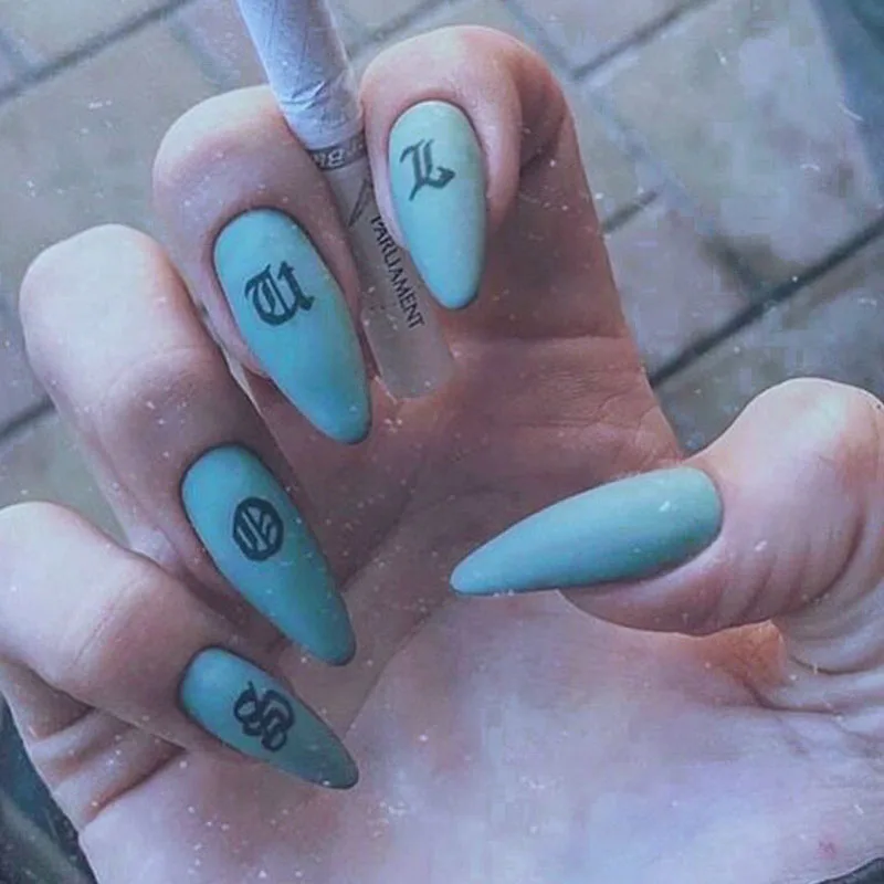 

Заостренный скраб, крутые накладные ногти, патчи для ногтей, накладки для ногтей