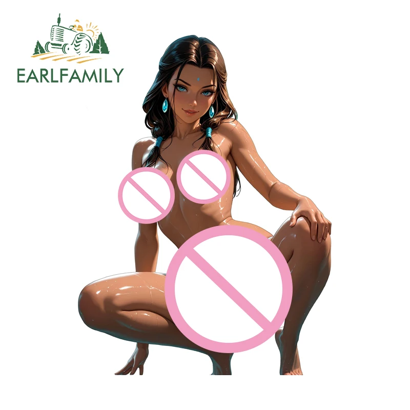 EARLFAMILY Katara Naked Succubus секс аниме наклейки модная наклейка на автомобиль окклюзия царапины простое украшение для солнцезащитного крема