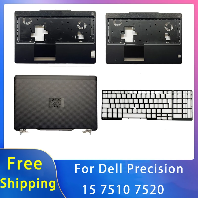 

New For Dell Precision 15 7510 7520 Replacemen Laptop Accessories Lcd Back Cover/Palmrest/Keyboard Frame A166PT A166PU 0P09Y2