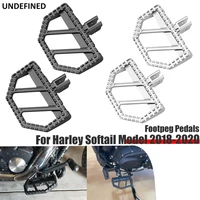 foot pegs riot floorboards for harley sport glide softail slim deluxe heritage classic 2018 2020 fat bob mx front footrest pedal