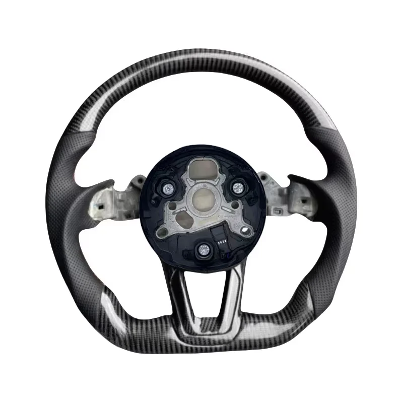 Фото Руль из углеродного волокна для Mazda 3, 6, CX-4, CX-5, RX-7, Axela, Atenza, RX8, MX5, CX3, CX5, RX7, CX8, CX9, с отделкой из замши №4