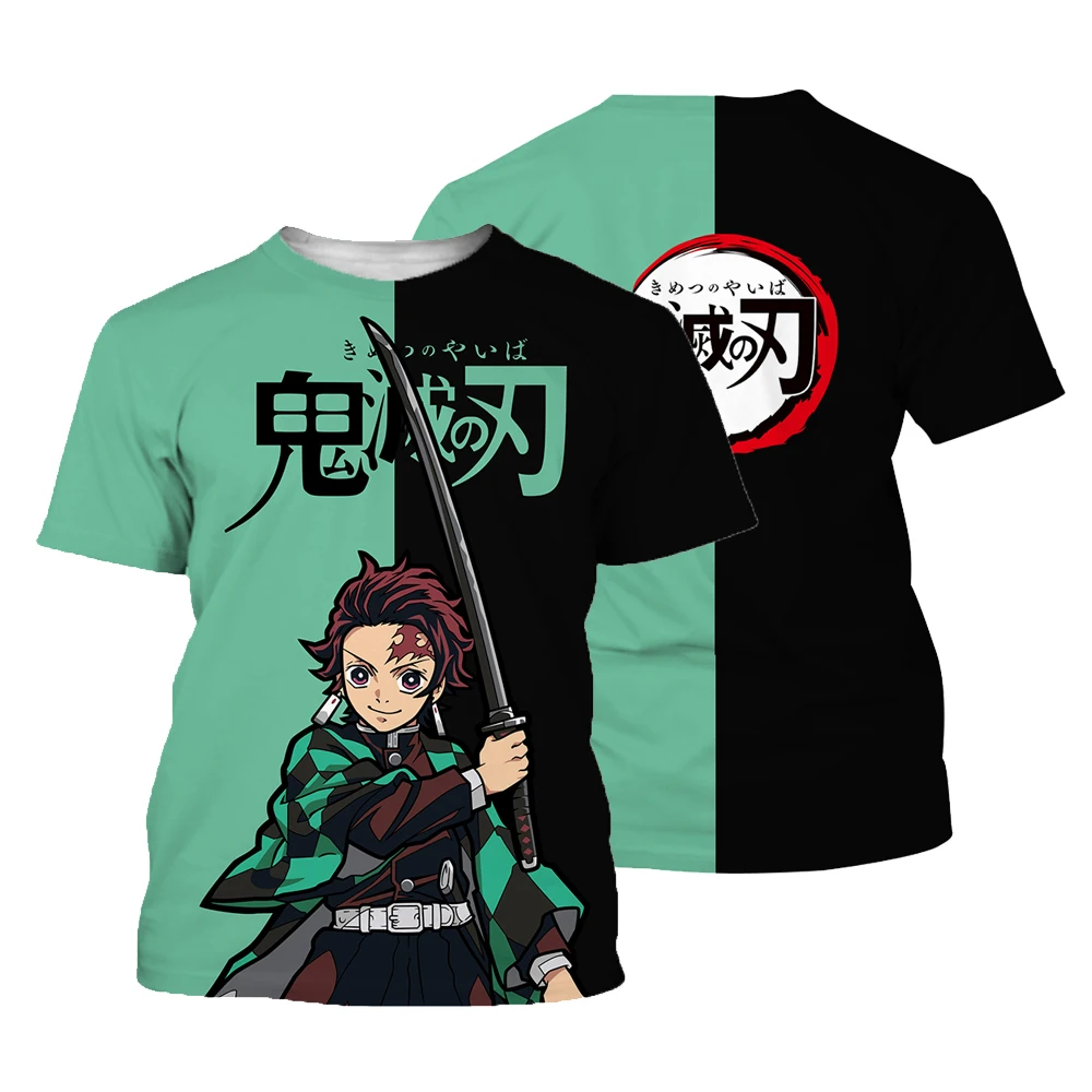 

Summer Fashion Anime Demon Slayer Kochou Shinobu 3D T Shirt Kids Casual T-shirt Boy Girl Unisex Clothes Oversized Tshirt Tops