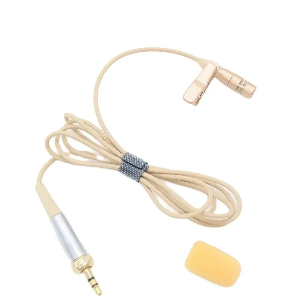 Фото Кардиоидный микрофон UL4 Lavalier для Shure ULX SLX QLX 4Pin Sennheiser AVX XS EW G2 G3 G4 Evolution AKG 3-контактный разъем 3,5 мм №1
