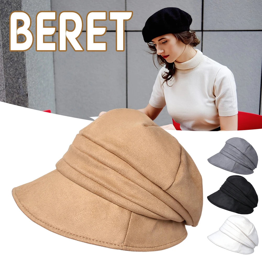 

Personalized Soft Brim Octagonal Hat Cold-Proof Winter Warm Windproof Hats For Women Girl