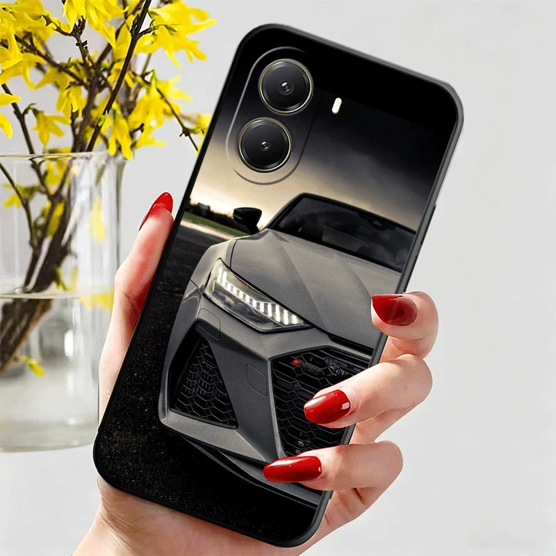 Фото Мягкий силиконовый чехол для телефона Xiaomi Poco M8 F8 X8 Pro Max Sport Car For A-Audis R-RS Shell X7 F7 M7 X6 X5 Redmi 15C 15A X4 X3 M6 №5