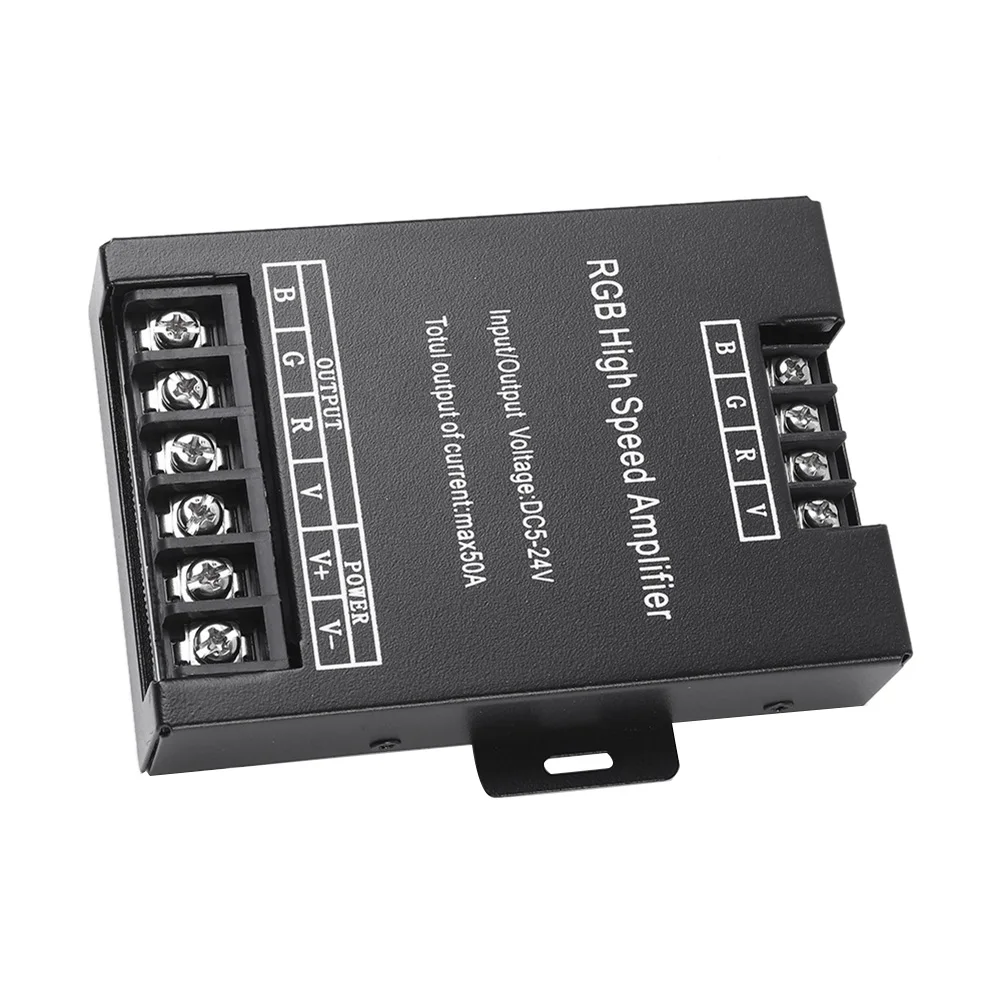 Светодиодный 30A 50A 400W RGB высокоскоростной усилитель светодиодный одноцветный