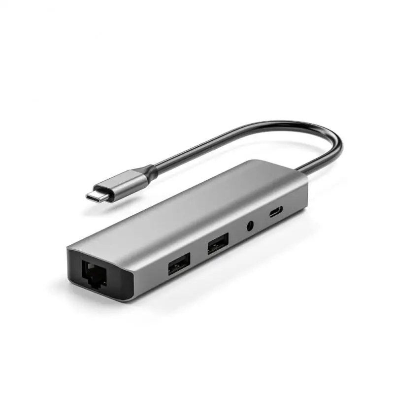 

Fast Charging Usb Type C Docking Station 2k60hz 2.0 Adapter Pd 60w HDMI-compatible Expansion Hub For Macbook Laptop Computer