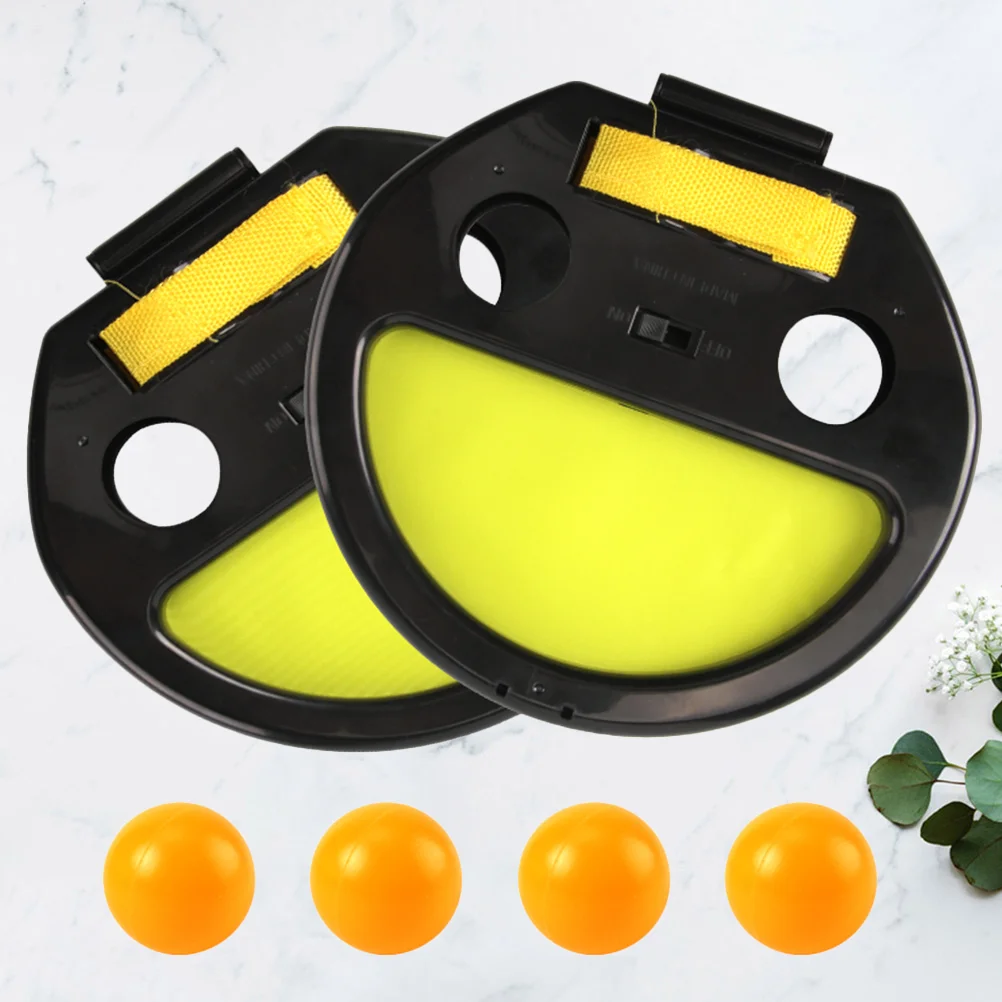 

Children's Hand Catching Racket Parent-child Outdoor Sports Racket Throwing Table Tennis Hand Clip (1 Set 2pcs