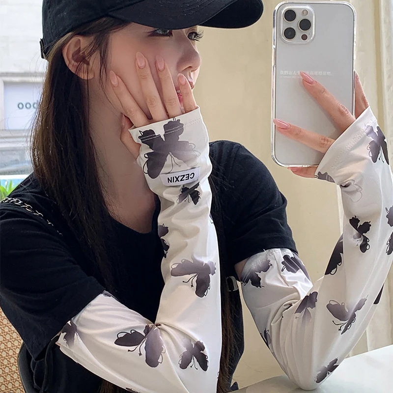 1 пара солнцезащитные эластичные перчатки для вождения