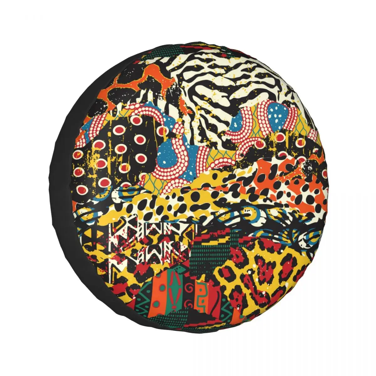 

Spare Wheel Tire Cover Case Pouch Protector Traditional African Wild Animal Skins Car Tyres for Jeep Hummer 14 /15/16/17 Inch