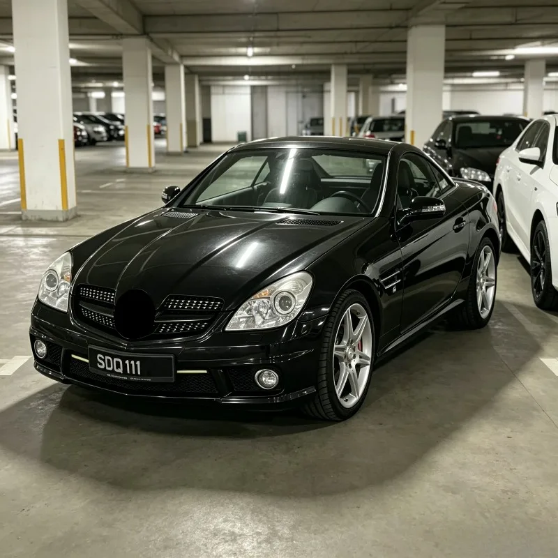 Фото Алмазная решетка радиатора для Mercedes-Benz SLK-Class R171 SLK200 SLK300 SLK350 SLK55 2008-2010 в стиле GT, запасная часть для автомобиля №3