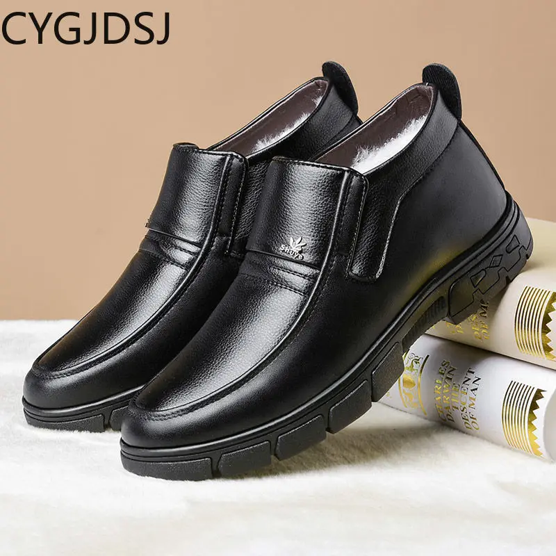 

Platform Boots Ankle Boots Shoes for Men Leather Casual Shoes Winter Shoes for Men Snow Boots Winter Shoes Men обувь мужская зим