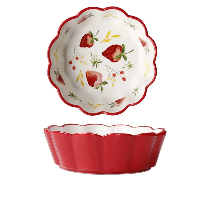 Японская керамическая миска для продажи 400 мл рамен фруктов тарелка лапши