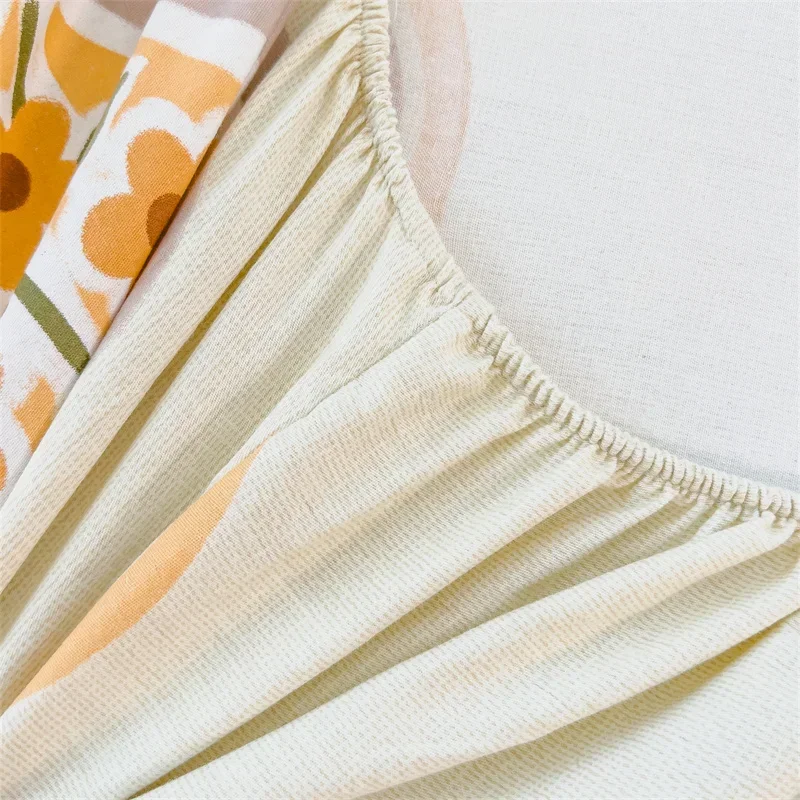 1 шт. простыня из 100% хлопка с принтом в виде сердца