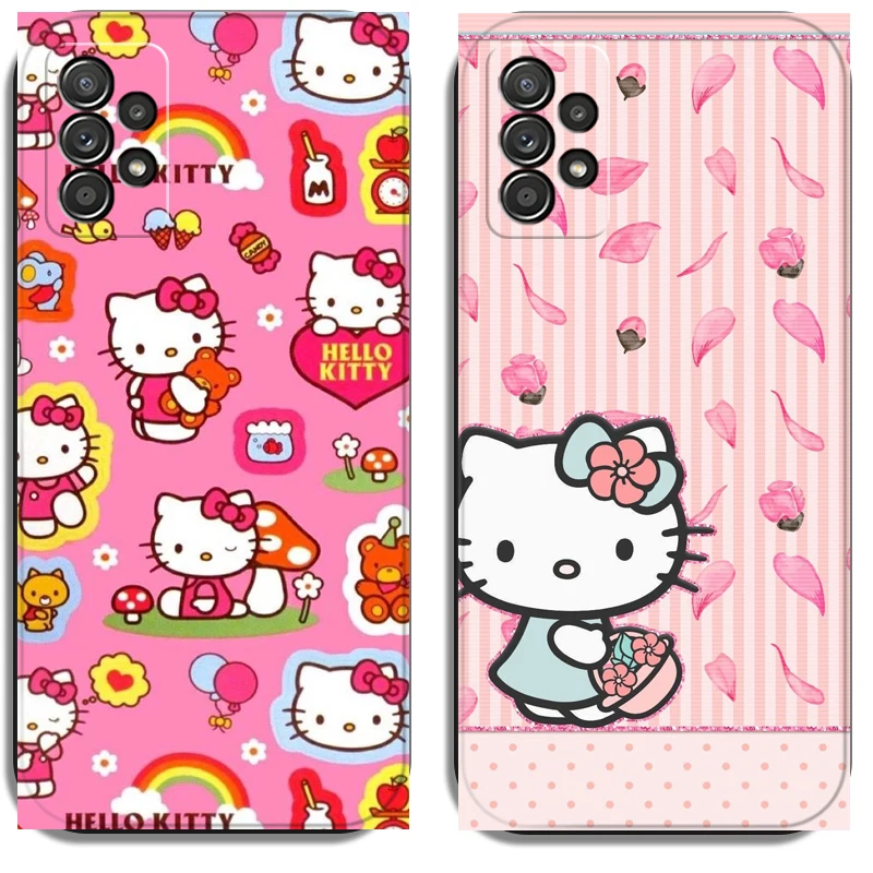 

Чехлы Hello Kitty 2022 для Samsung Galaxy S22 Ultra S20 FE S20 Lite S20 Ultra S21 S21 FE S21 Plus, Ультратонкий чехол из мягкого ТПУ