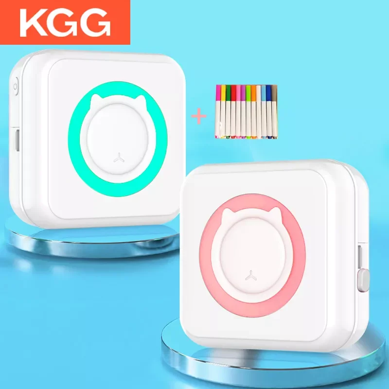 

Pocket Thermal Printer Portable Mini Printer Wirelessly BT Connect 200dpi Photo Label Memo List Printing Wireless Printer Office