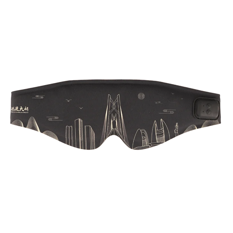 Маска для глаз с подогревом графеновая маска сухого массажа и темных кругов под