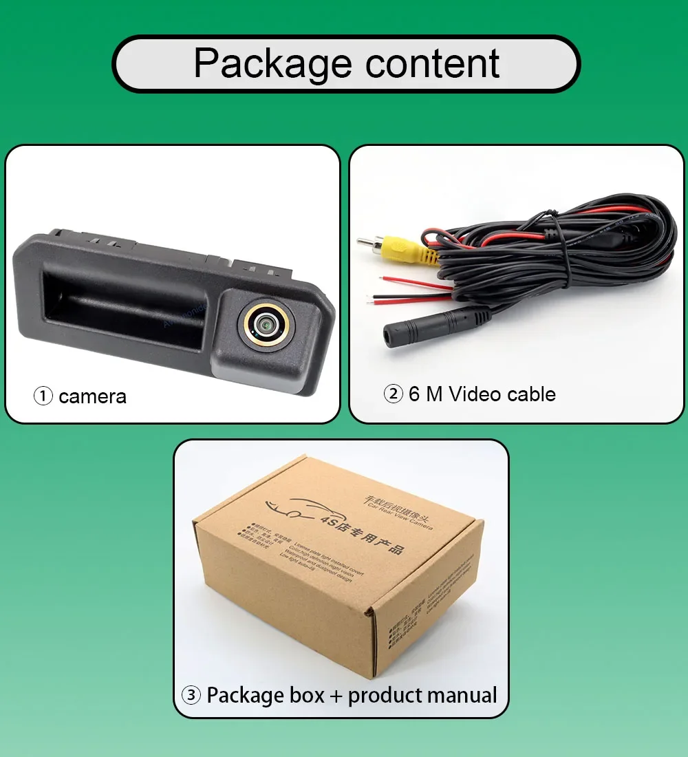 Камера заднего вида рыбий глаз для Audi A4L Q5 FY