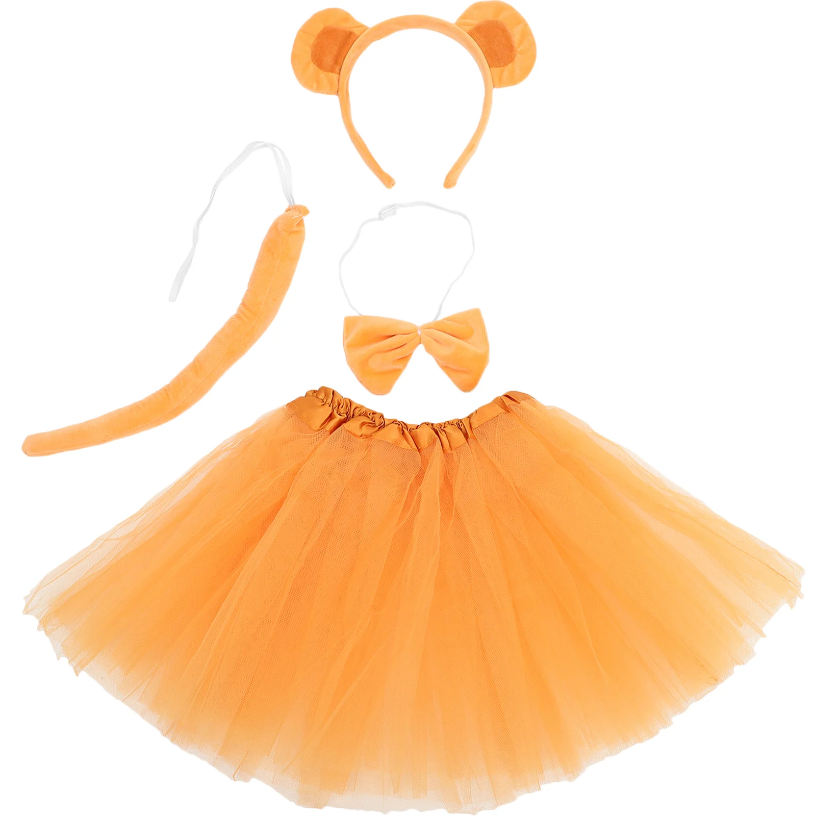 

Costumes Girls Monkey Ears Headband Kids Bulk Accessories Tail Tutu Skirt Child