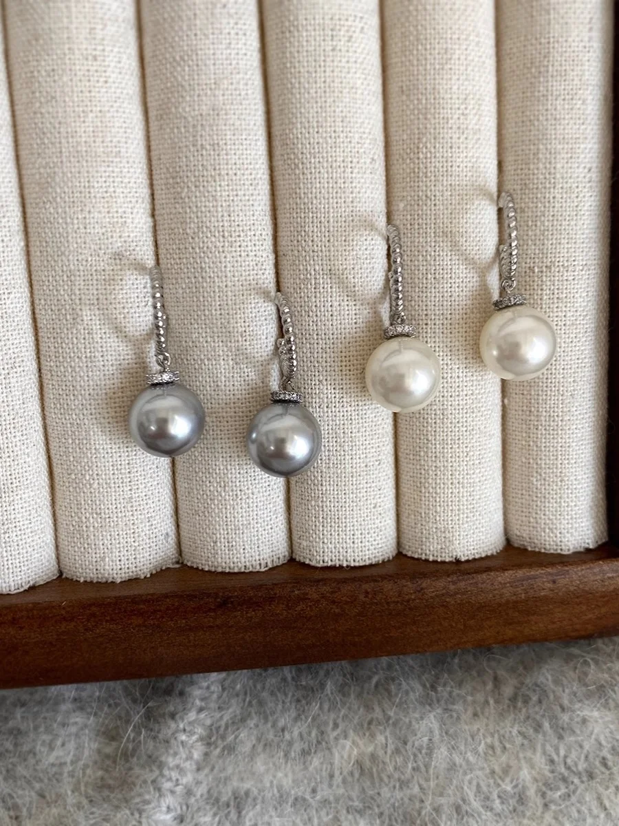 Париж [] железная поцелуйка жемчужный крючок для ушей искусственные роскошные