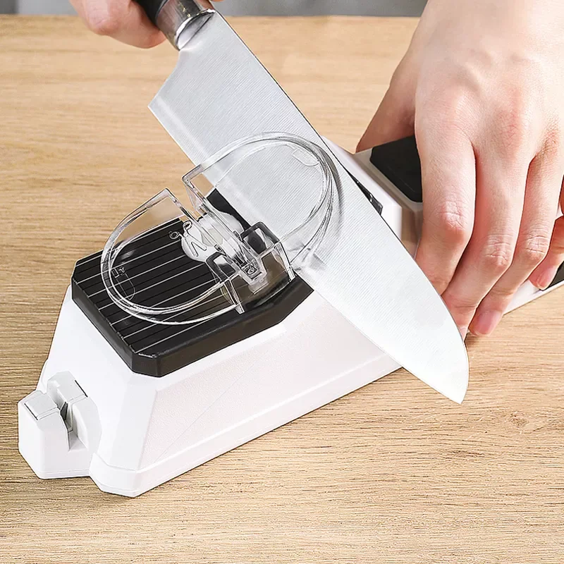 

2023 2021 New White Electric Knife Sharpener USB Recharge Kitchen Tools Kitchen Knife Scissors Chefs Knife Specialty Knife Sharp