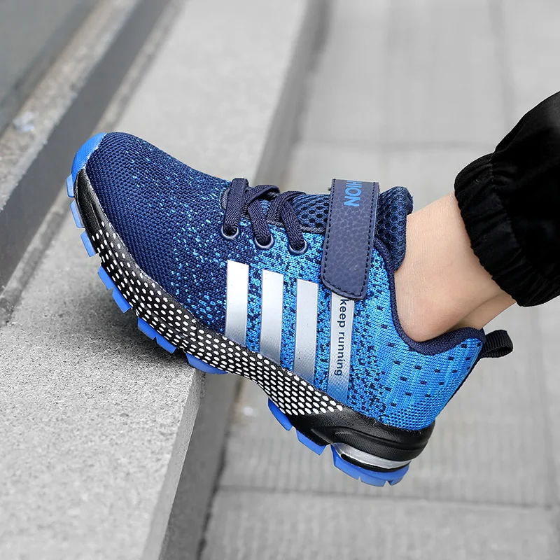 Boys Sports Shoes Kids Running Sneakers Fashion Tenis Children Casual Shoes Breathable Mesh Sneakers Girl Lightweight Shoes