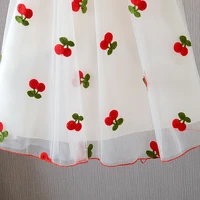 100 cotton strawberry embroidery korean small fresh summer childrens wear dress shirt home plain cotton sewing fabric