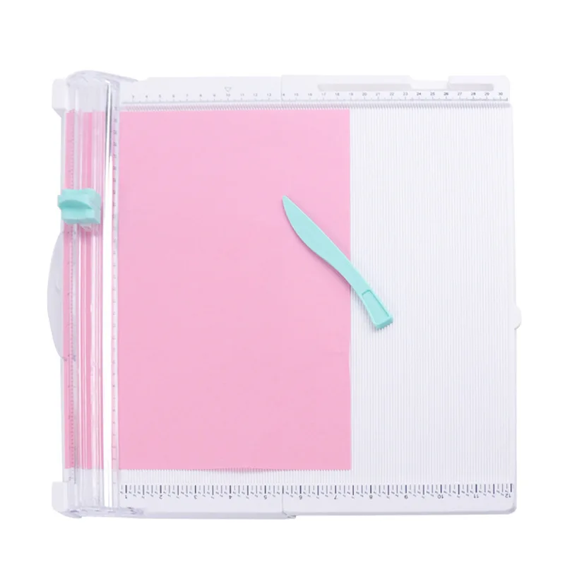 Portable Paper Trimmer Scoring Board Craft Paper Cutter Folding Scorer for Book Cover Gift Box Envelope Craft Project