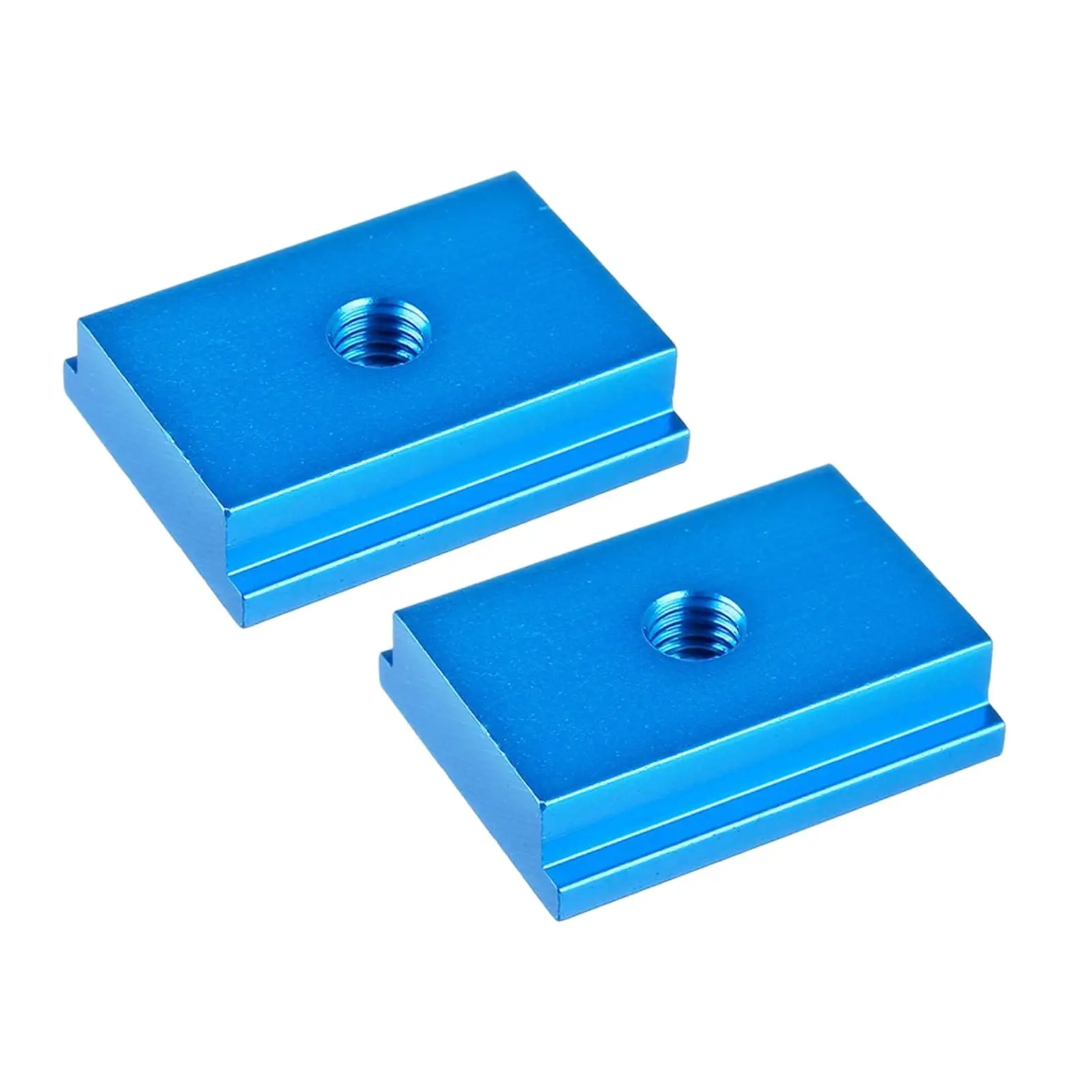 

2Pcs Slot Nut Tracks Model Aluminum Alloy Jig Screw Durable Practical Sliding Nut for Fixturing Woodworking Metalworking Tool