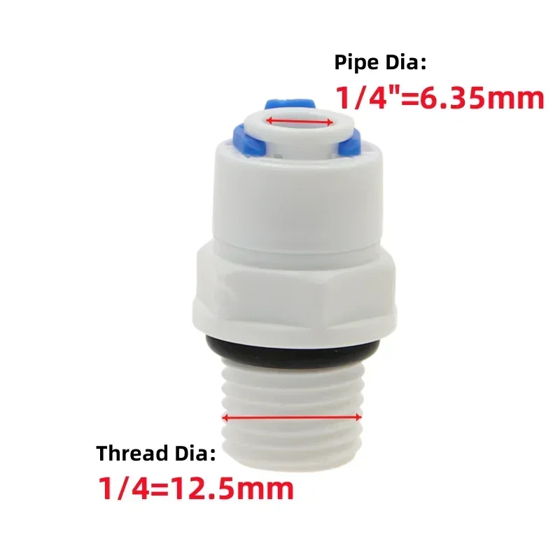 

Пластиковые быстроразъемные фитинги для фильтра воды 1/4", 3/8"