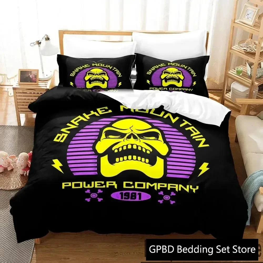 3D принт змея горный тренажерный зал комплект постельного белья пододеяльник