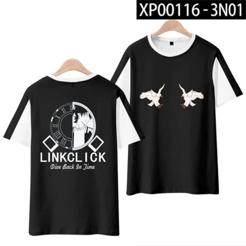 Аниме Link Click 3D Print Oversized Футболка Женщины Мужчины Ченг Сяоши Лу Гуан Косплей с